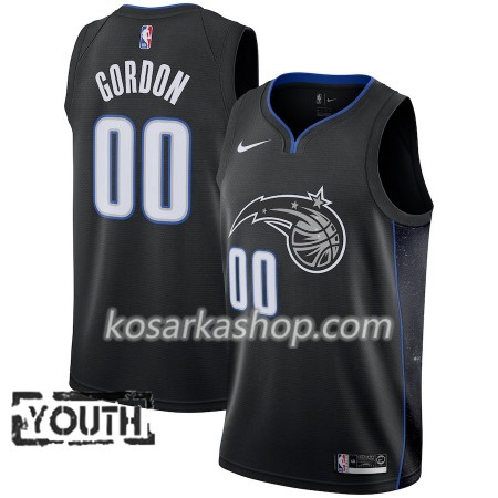 Dres Orlando Magic Aaron Gordon 00 Nike 2018-19 City Edition Crna Swingman - Dječji